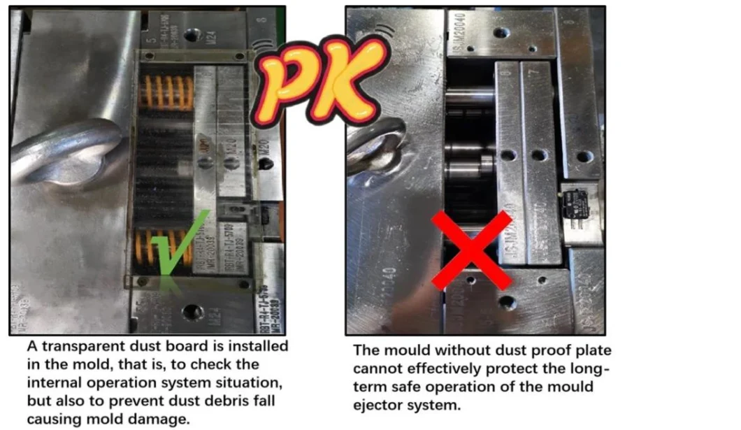 OEM ODM Square Cover Plastic Injection Molds with Cold Runner